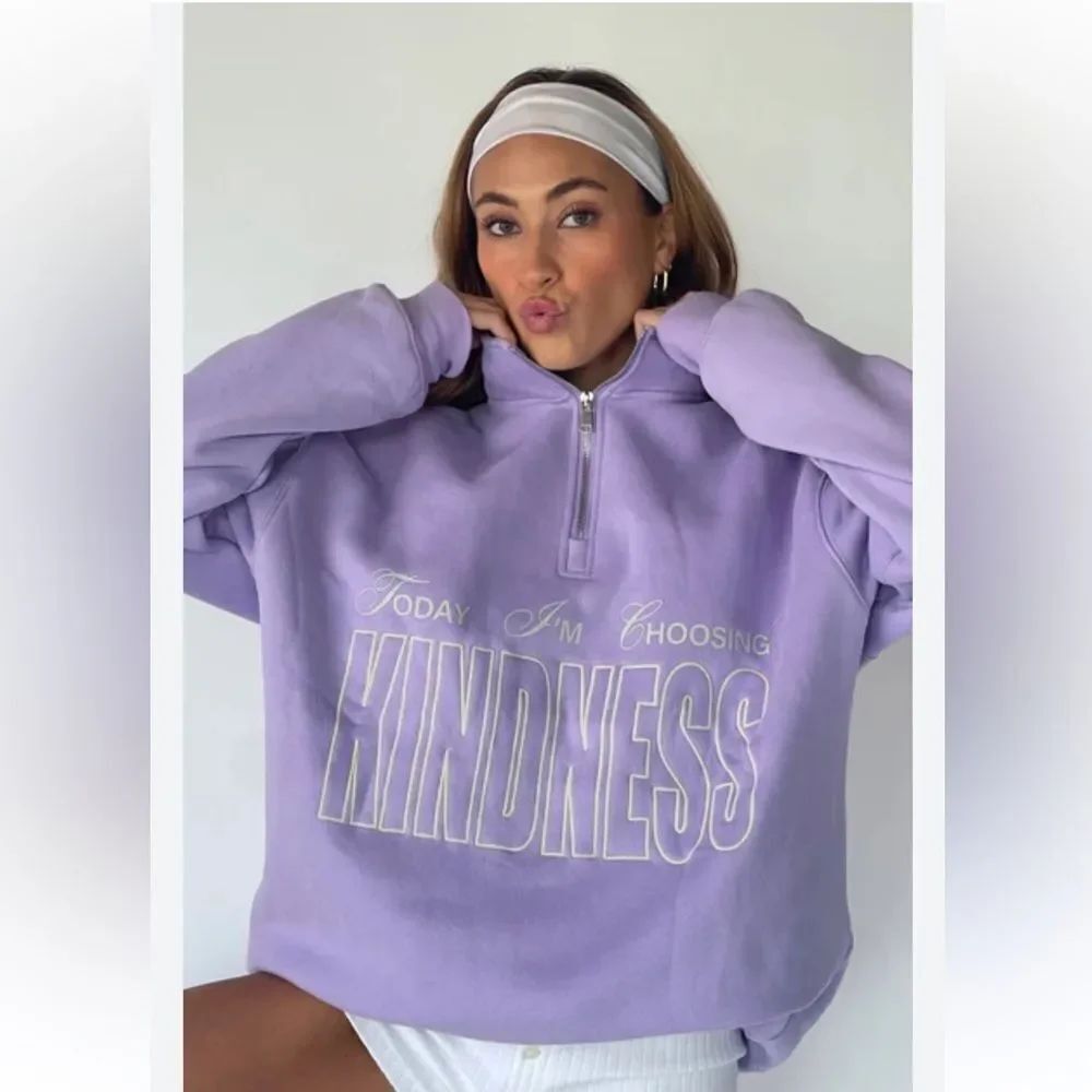 The Mayfair Group Choose Kindness Quarter Zip Sweatshirt and matching sweatpants